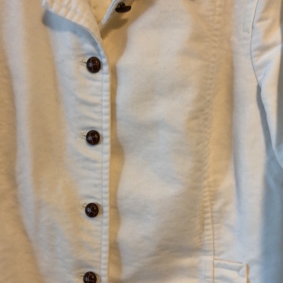 GAP Coat Jacket SZ M Pea Coat Cream - Picture 5 of 9